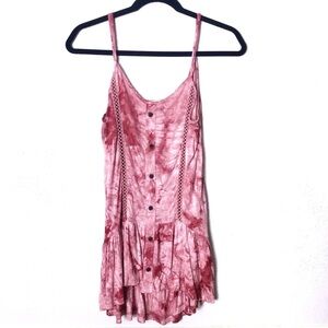 Julian Love Tie Dye Flowy Tank Top Small